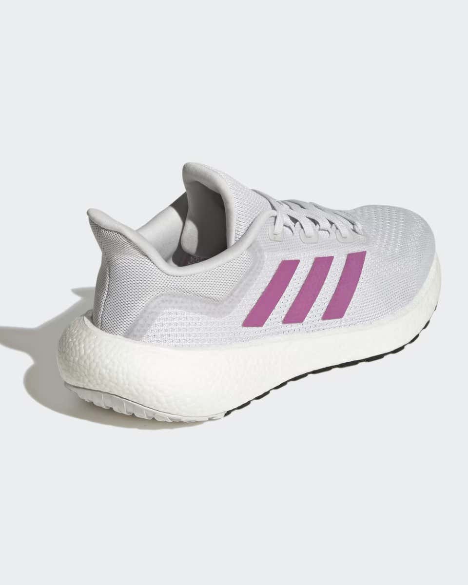 Adidas Pureboost 22 Shoes Light Gray Purple HNAK